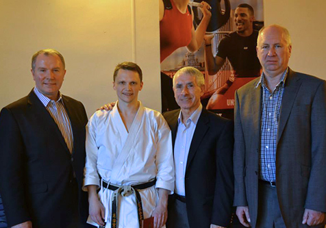 Tim Griffiths with Sensei Sherry